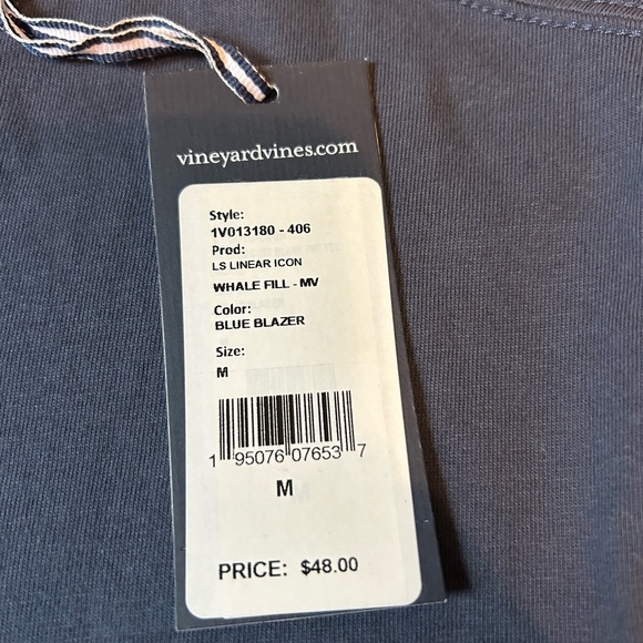 Vineyard Vines Martha's Vineyard LS T-Shirt NWT - Picture 4 of 6
